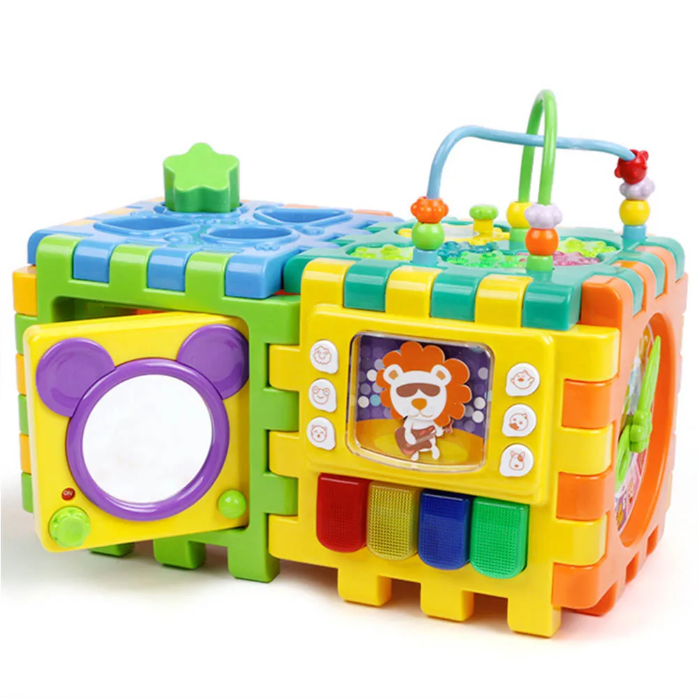 Шестигранник развивающие игрушки 1 2 3 года кубики для детей Шестигранная коробка