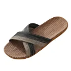 Тапки мужские, повседневные сандалии, без застежки, домашние тапочки, пляжная обувь