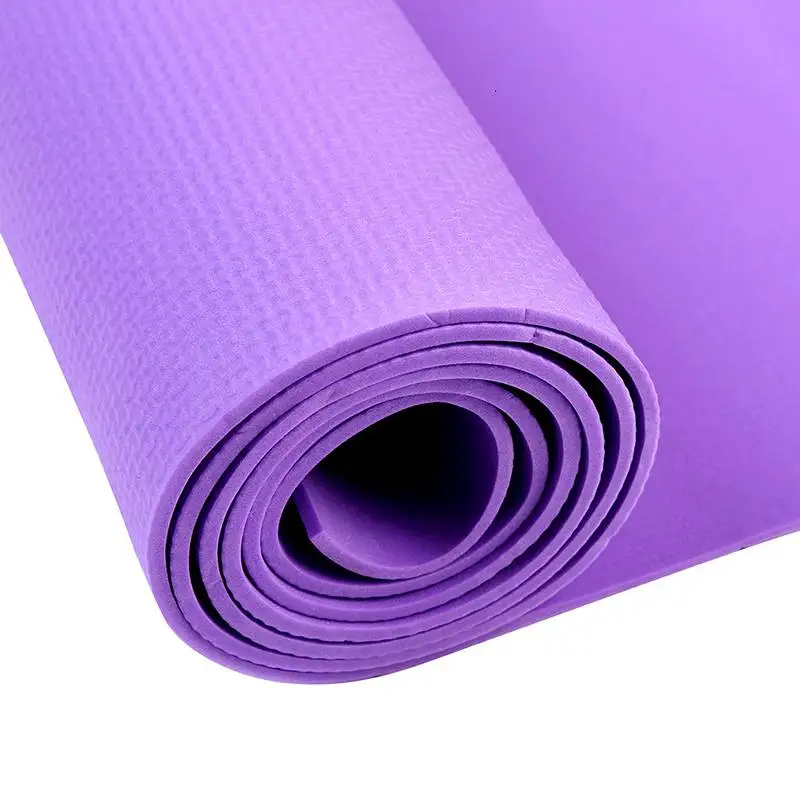 173*60 cm 4mm TPE Yoga Mat with Position Line Non Slip Carpet For Beginner Environmental Fitness Gymnastics Mats | Спорт и