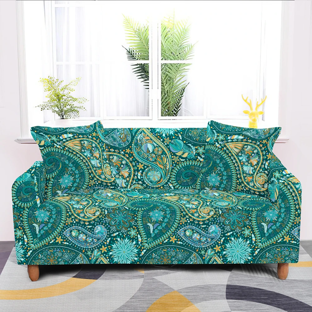 

Bohemia Slipcovers Sofas Cover Mandala Pattern Sofa covers sofa towel Living Room Furniture Protective 1/2/3/4 Seat