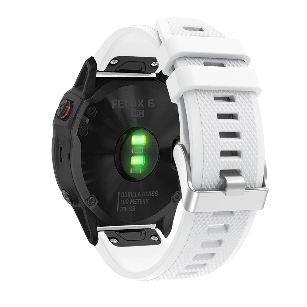 22 мм силиконовый ремешок для Garmin Fenix 6/5/5 Plus Quick Release Band для Garmin Forerunner 935/Instinct/Quatix 5 Smart Watch band