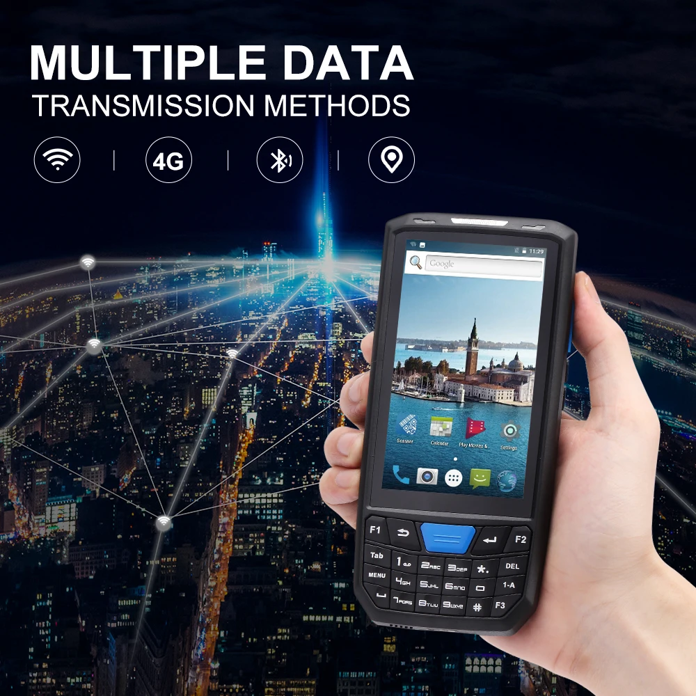 IssyzonePOS портативный КПК Android 8,1 прочный pos-терминал 1D 2D сканер штрих-кода Wi-Fi 4G Bluetooth gps PDA считыватель штрих-кодов