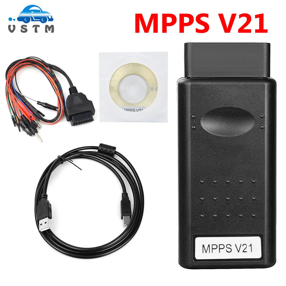 Программатор ECU MPPS V21 V18 V13.02 V13 K CAN Flasher профессиональный диагностический кабель