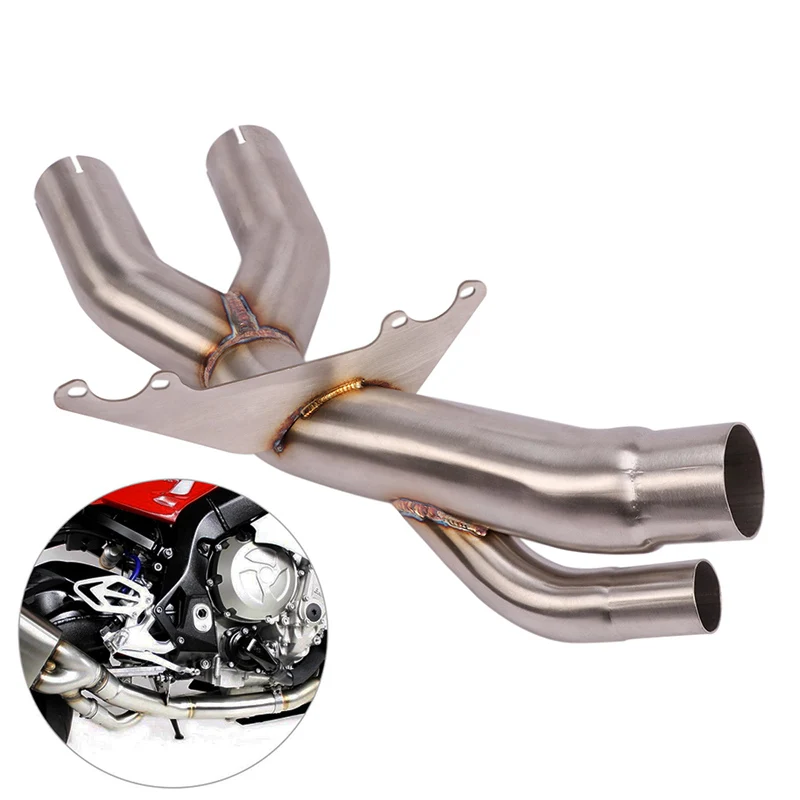 Модифицированная средняя Соединительная труба выхлопной трубы мотоцикла Decat