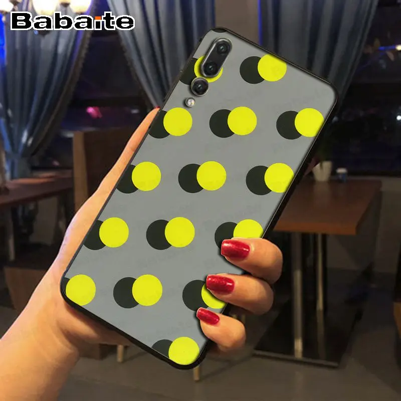 Мягкий чехол в горошек с фотографией на заказ для huawei p20 pro p20lite honor8x nova 3i P30 mate20 |