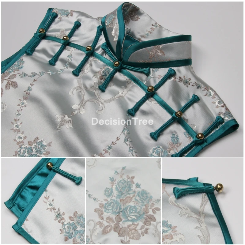 2021 вышивка qipao Традиционный китайский жилет для женщин Восточный ханьфу женский