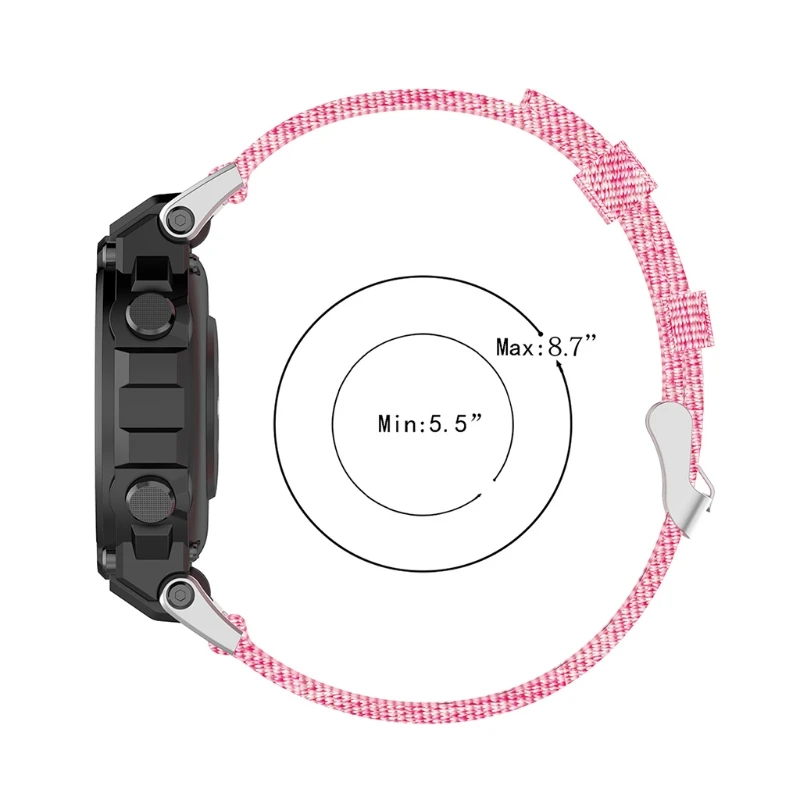 Ремешок сменный для смарт-часов цветной нейлоновый браслет Amazfit T-Rex/Amazfit T-Rex Pro |