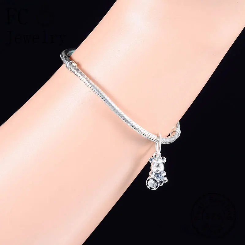 FC ювелирные изделия подходят к оригинальным браслетам Pandora брелоки 100% 925 серебро