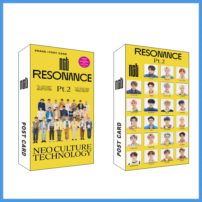 

KPOP Star Peripheral GOT7 NCT BrightWin STRAYKIDS Voice Sharing Postcard