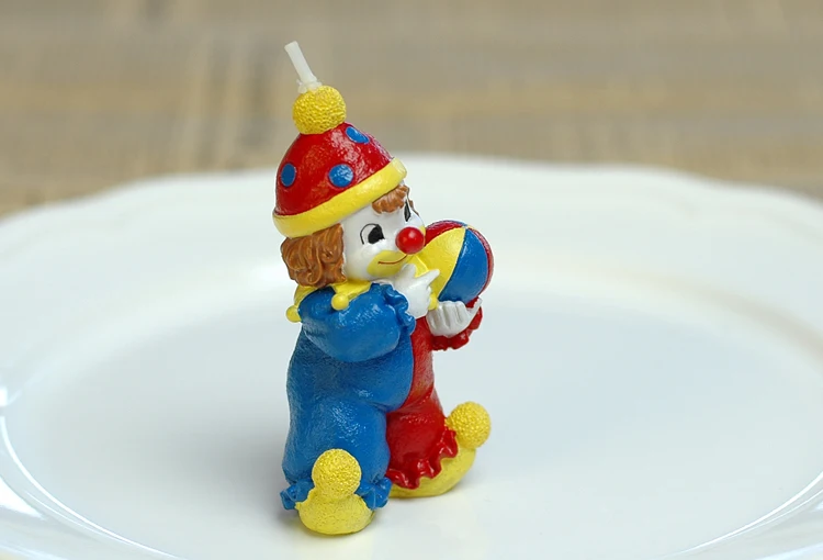 Милый клоун для маленьких мальчиков Вечерние крещения Подарок на день рождения