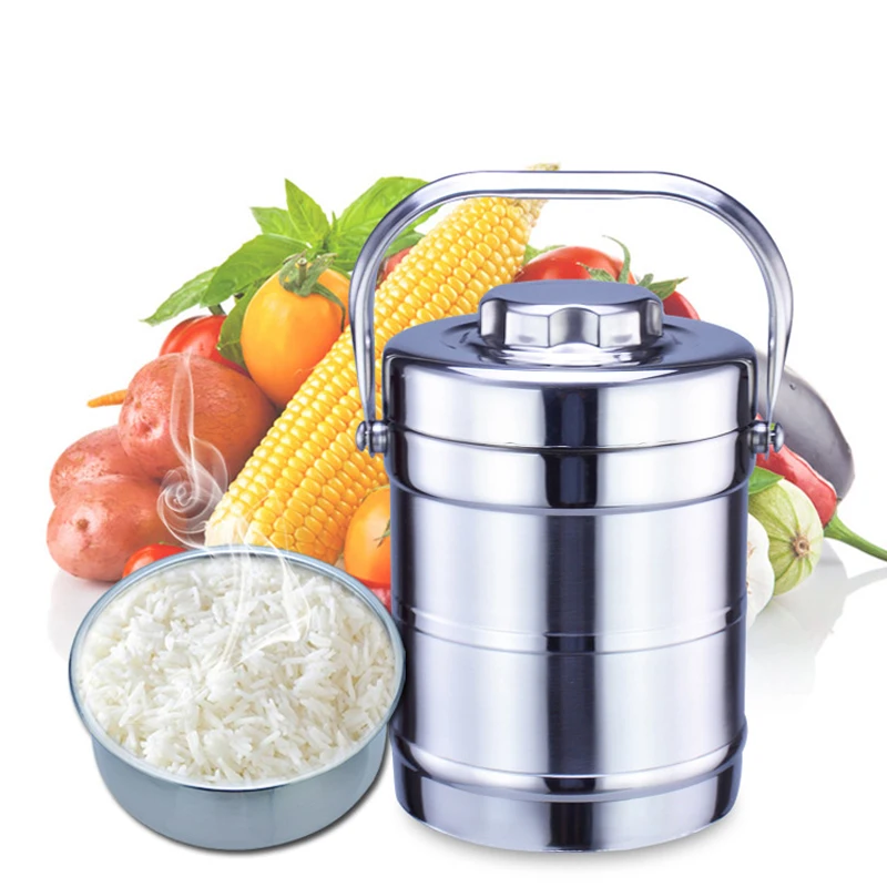 Вакуумный Бенто бокс с двойными стенками 1 4 2 л нержавеющая сталь изоляционная