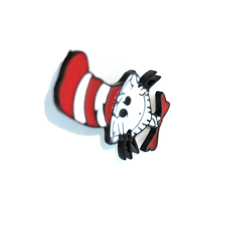 Брошь с эмалью и знаком доктор сеуса для мужчин женщин забавная винтажная