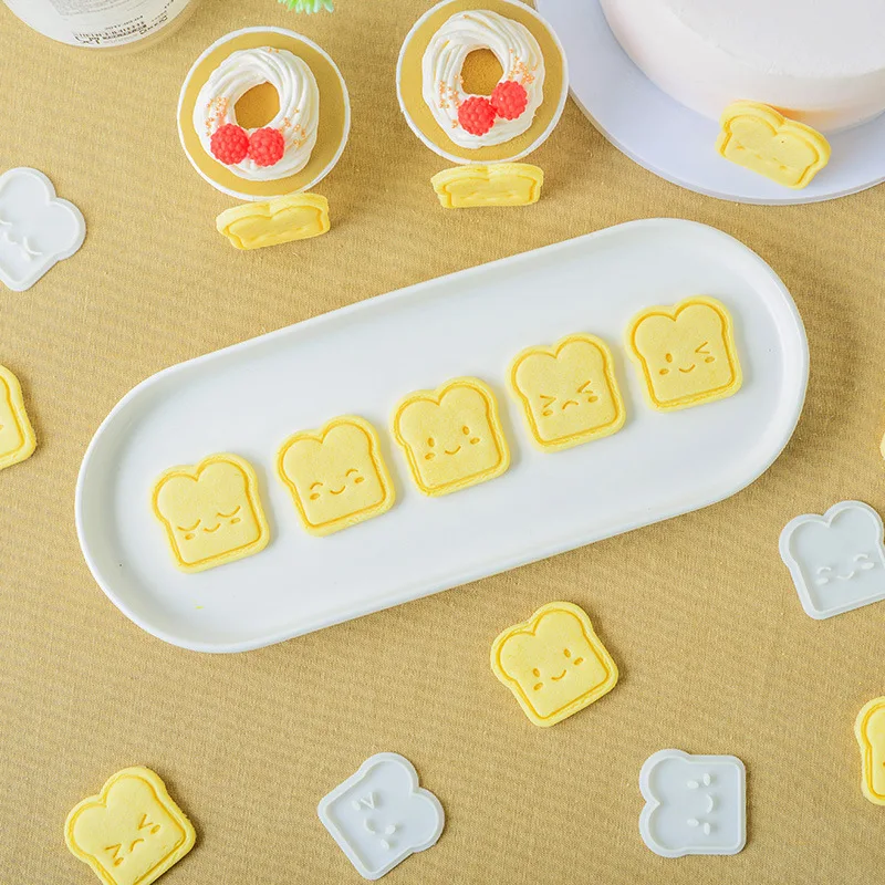 6 шт. мультяшная форма для печенья мини-форма тостов резак рамка 3D выпечки