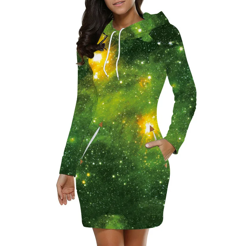 Эстетическая толстовка с капюшоном Готический Единорог Женская одежда