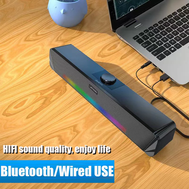 

Lenovo TS33 Bluetooth Speaker Home Music Surround Sound Subwoofer Smart Small Appliance Wired Use Wireless Speaker