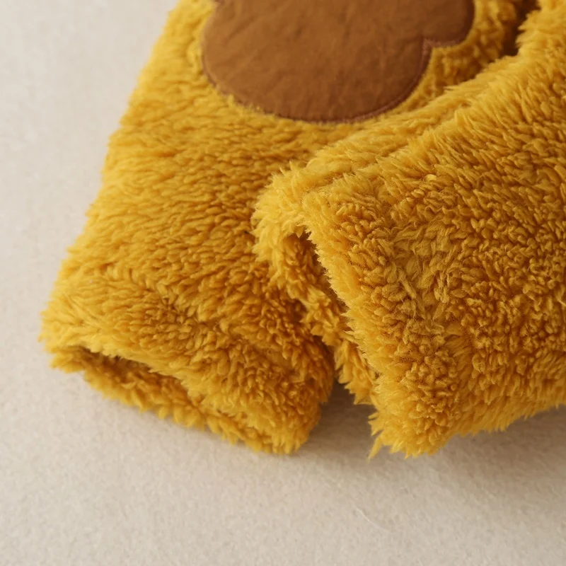 

Hot Selling Winter Baby Girl Romper Cute Cartoon Bear Hoodies Long Sleeve Baby Boy Clothes Thicken Warm Baby Girl Clothes 0-18M