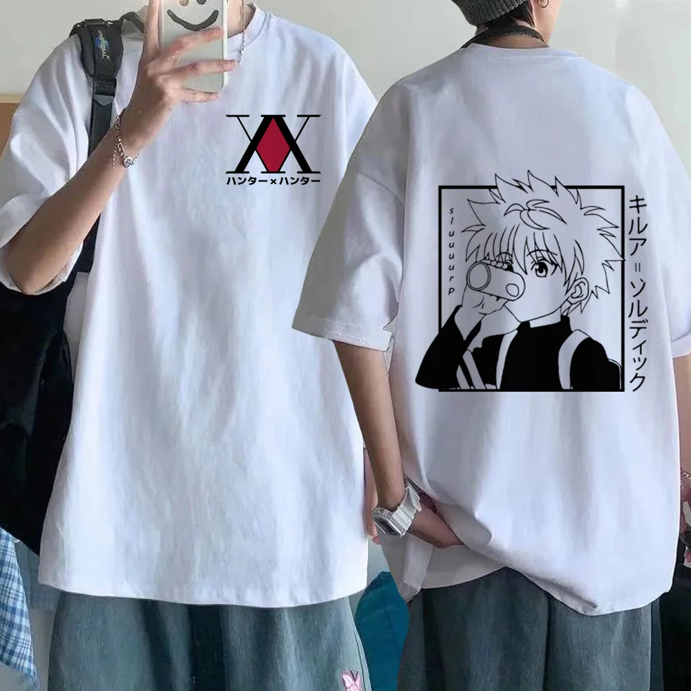 2021 мужские и женские футболки топы милый Hunter X футболка с изображением охотника