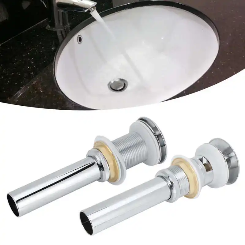 

Bathroom Sink Drain Electroplating Popup Wash Basin Drainer Stopper Non-Overflow Household Bathroom Cleaning Tools