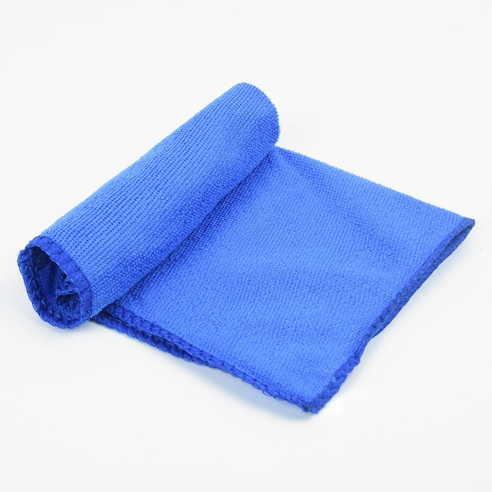 

Blue Towels Auto Polishing Drying Home Cleaning Washing Water-Absorbent