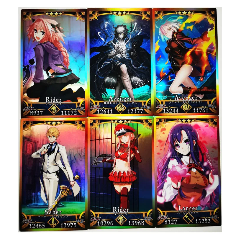 Коллекционные карточки в стиле аниме 36 шт./компл. Fate Fgo Сабер Fate/Grand Order Райдер № 2 |