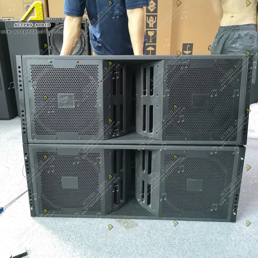 VT4888 двойная 12-дюймовая 18-дюймовая сабвуферная активная акустическая система aine