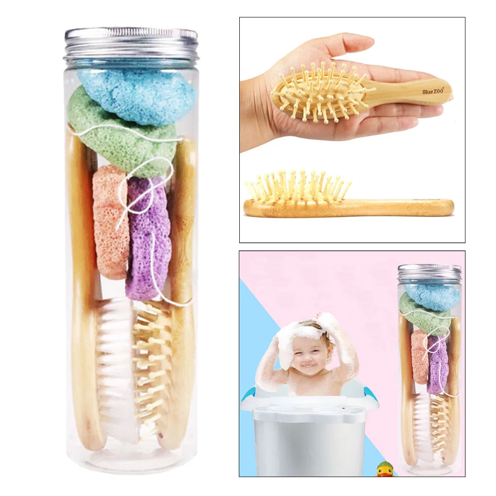 Щетка губка для ванны Konjac набор биоразлагаемых щеток многоразовый