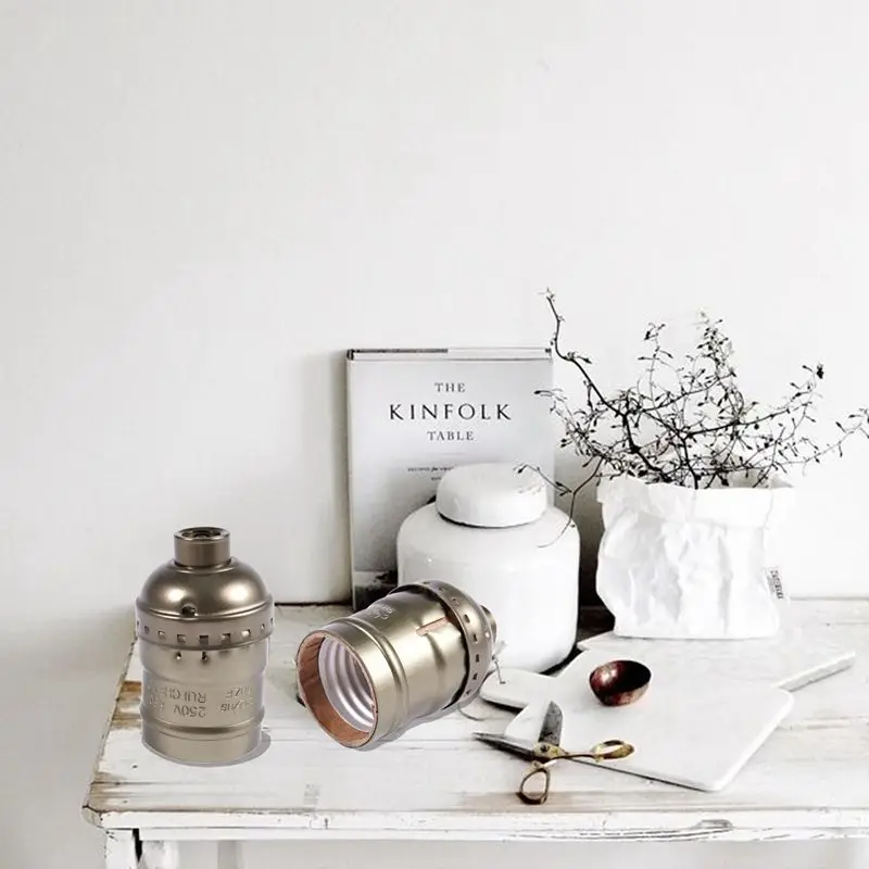 Винтажный ламповый светильник базовый патрон-адаптер E27 лампы-подходит для голой