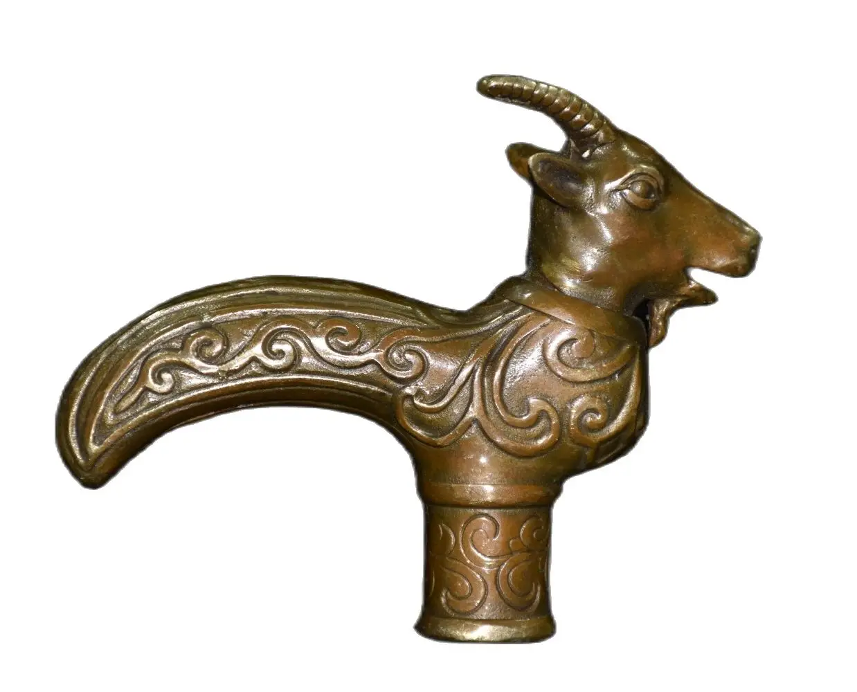 

Высота 10 см, длина 13 см, коллекционная бронзовая головка костышка овечьей лапы, высококачественные украшения для дома, рукоделие, головка тростника