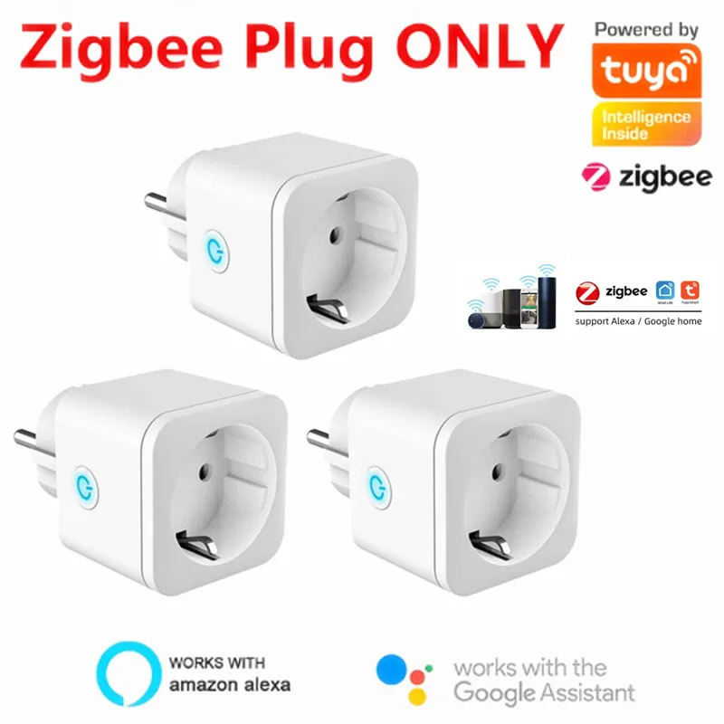 

Умная розетка с таймером Tuya ZigBee, 16 А, 110-250 В