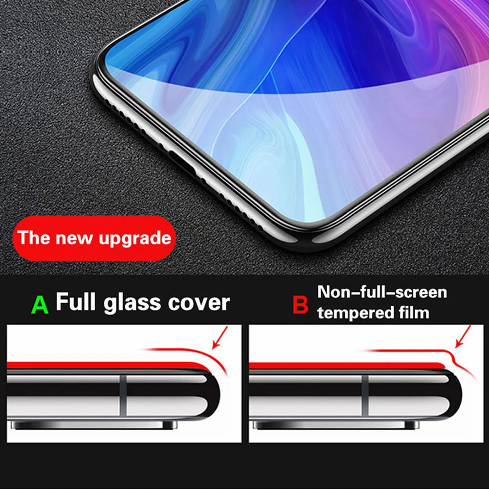HD полное покрытие закаленное стекло для iphone 7 8 plus Защитная пленка экрана телефона