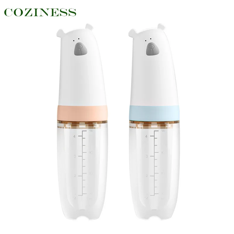

COZINESS Rice Cereal Bottle Squeeze Feeding Spoon Silicone Children Food Feeding Device Baby Newborn Food Training Spoons