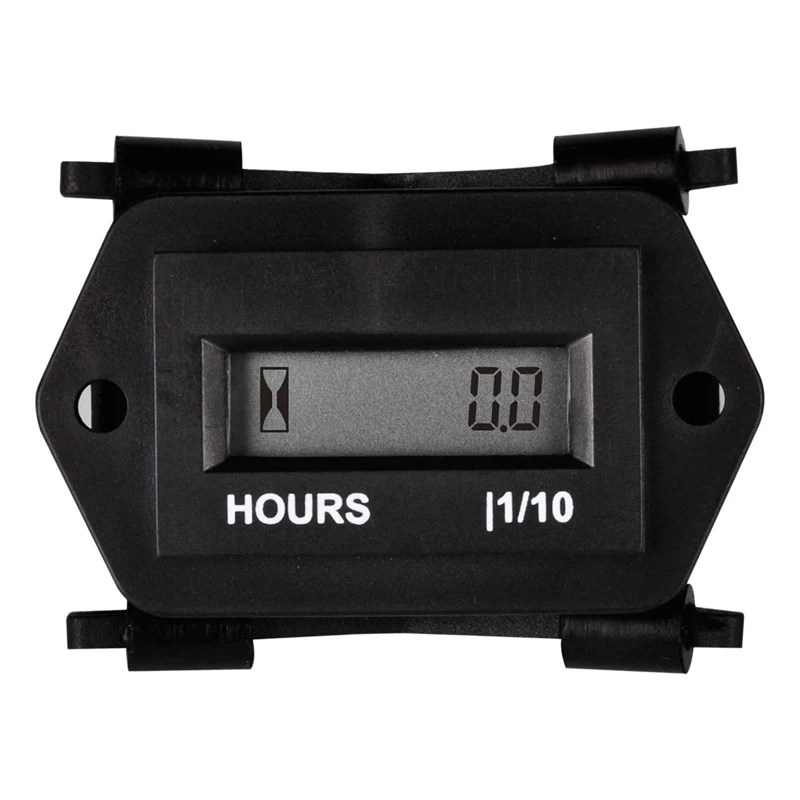 

Digital Hour Meter for Lawn Mower Generator Motocycle Farm Tractor Marine Compressor Outboards Chainsaw and Other AC/DC