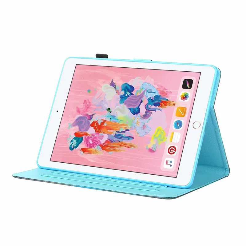 

Cover Case For iPad 2019 10.2 inch Butterfly Cartoon Painted Smart Leather Cover For iPad 10.2 Case Funda A2200 A2198 A2232+Gift
