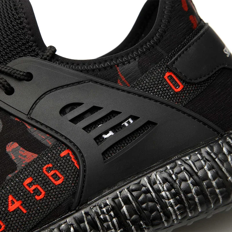 Мужские защитные ботинки рабочие со стальным носком светильник защита от