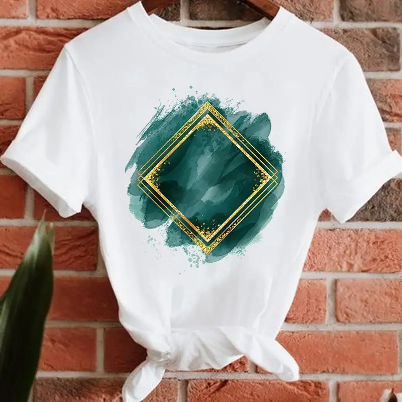 

Women Lady Tee 2022 New Lovely Trend Fashion T-shirts Print Summer Clothes Female Short Sleeve Tshirt Top Graphic T-Shirt