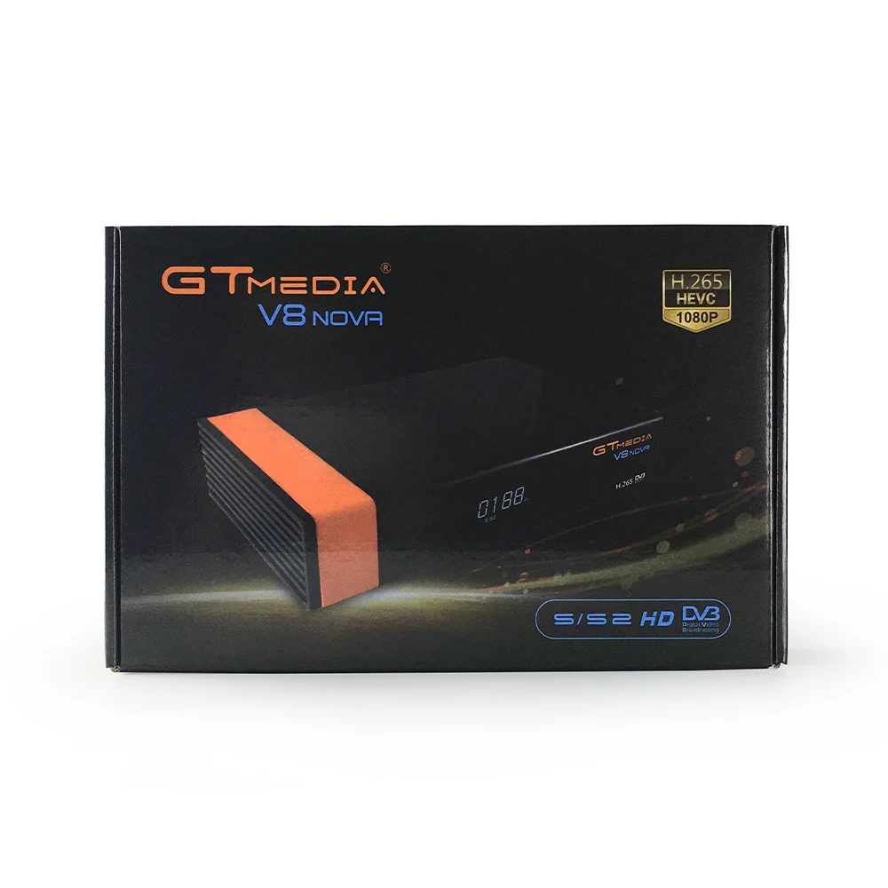 Спутниковый ресивер Gtmedia V8 NOVA DVB-S2 H.265 встроенный wifi Поддержка спутниковый с
