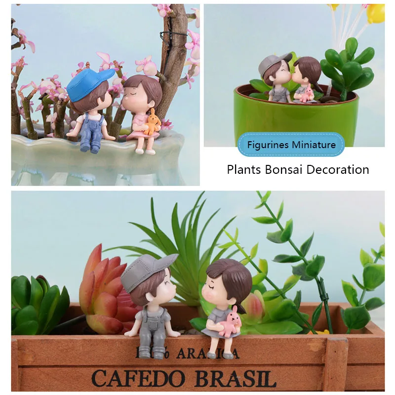 3 шт. фигурки стул бабушка дедушка милая для влюбленных женское миниатюрное