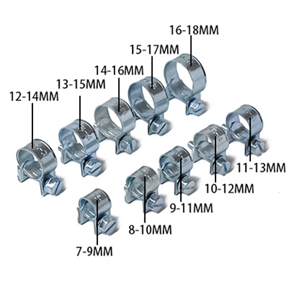 78-Pcs Mini Fuel Injection Line Style Hose Clamps Assortment Kit Clamp For Pipe- 10 Kinds Of | Обустройство дома