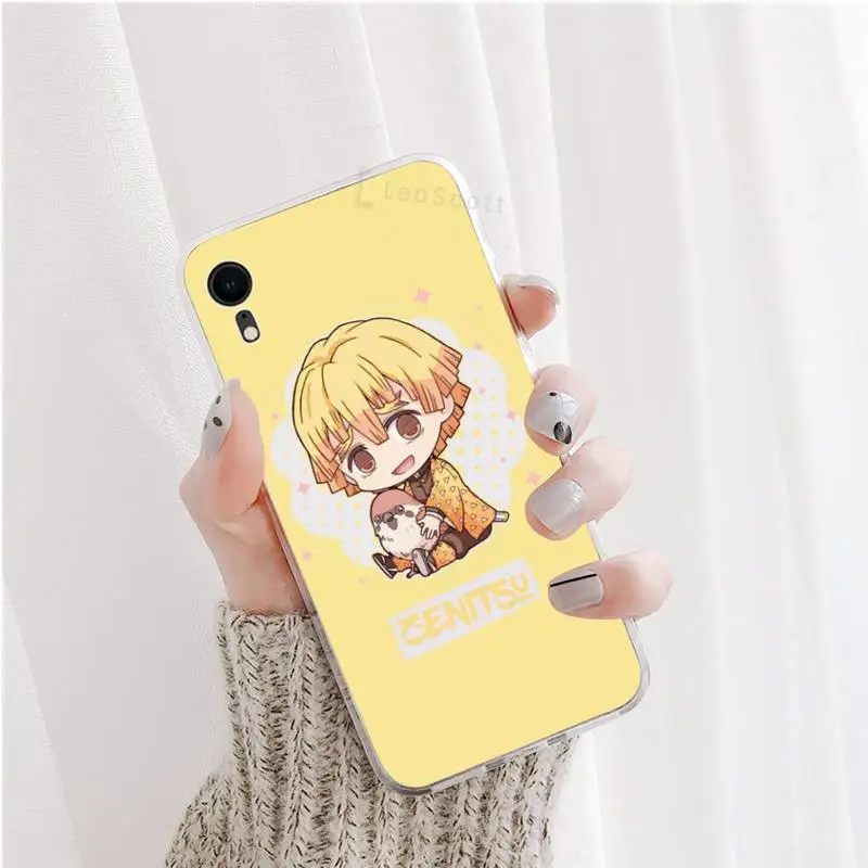 

Demon Slayer Kawaii Anime Phone Case For iphone 12 5 5s 5c se 6 6s 7 8 plus x xs xr 11 pro max mini