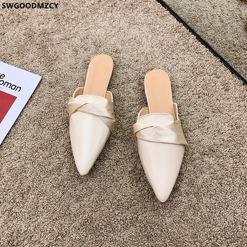 

Мюли женские, роскошные дизайнерские тапки, лето 2021