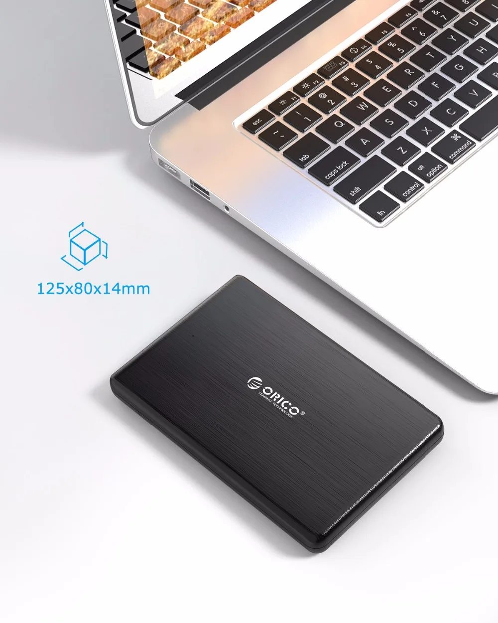 Чехол ORICO HDD 2,5 SATA для USB 3,0, корпус для жесткого диска SSD, коробка для жесткого диска, Тип C 3,1, чехол с поддержкой UASP HD, внешний жесткий диск