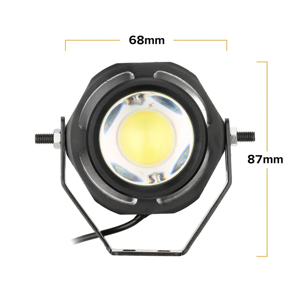 Светодиодный светильник 10 Вт 12 в 24 В для автомобиля противотуманный DRL
