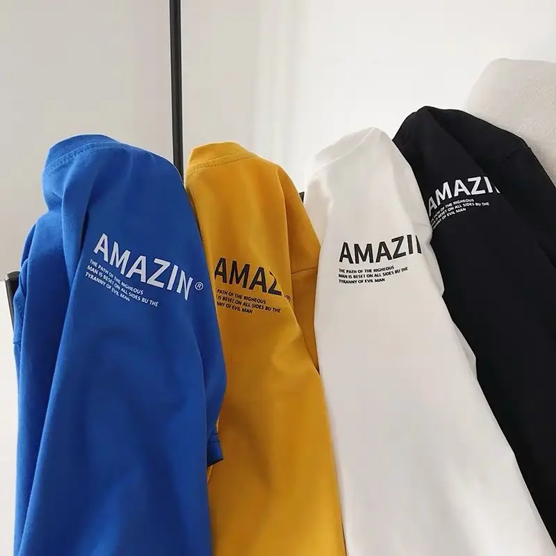 Повседневное хлопковая футболка|Футболки| |