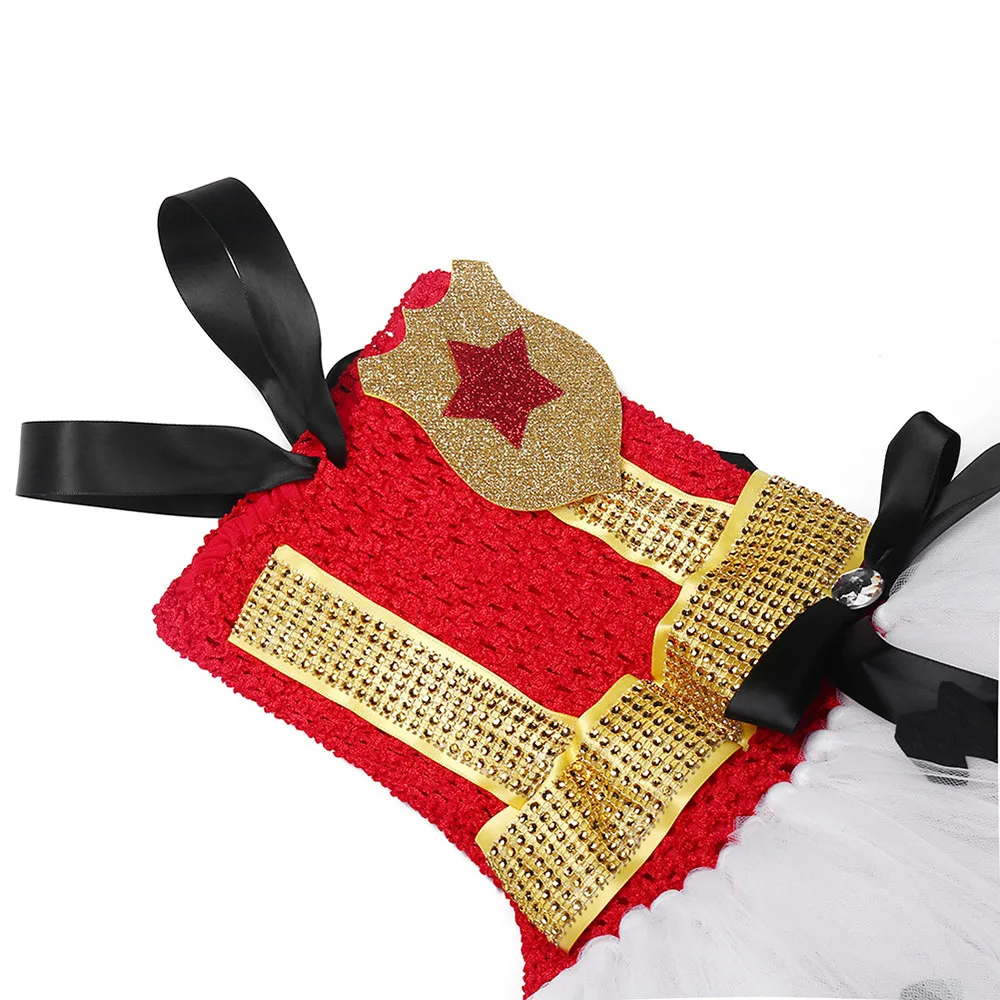 

Girls Cosplay Tutu Dress Kids Firefighter Costume Baby Girl Firemen Police Uniform Child Super Hero Toddler Dress