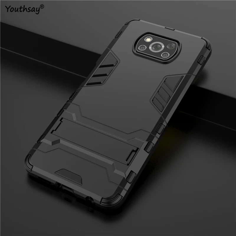 

For Xiaomi Mi POCO X3 Case Cover For Xiaomi POCO X3 Cover Shell Rubber Protective Fundas PC Armor Case For Xiaomi Mi POCO X3 NFC