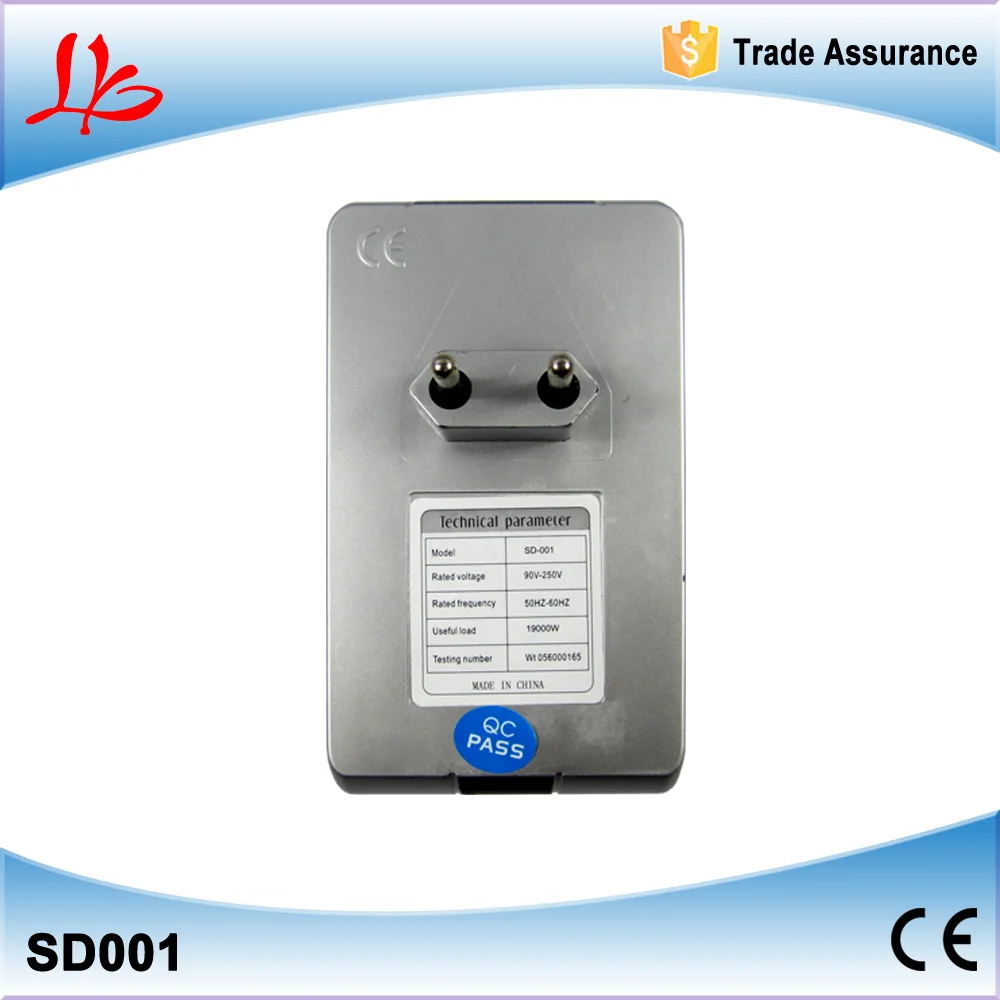 

environmental SD001 electricity saving box EU plug electric saver device power factor saver for home