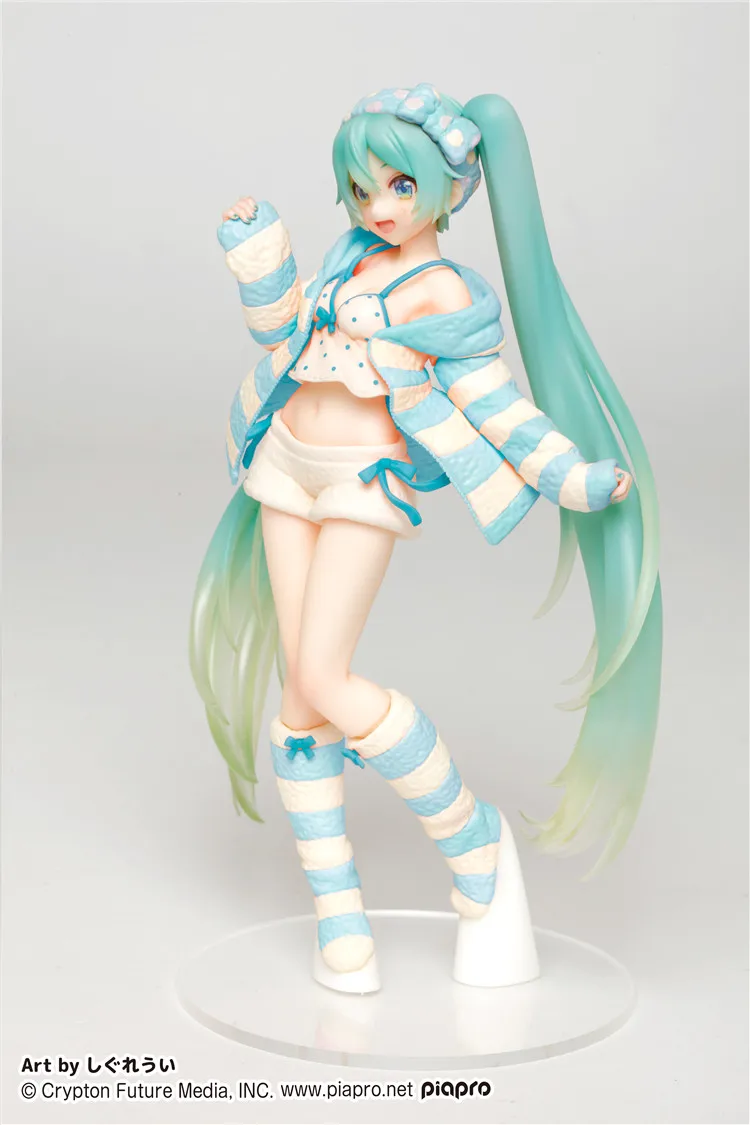 Пижама Bandai Hatsune Miku экшн-фигурка разных цветов из ПВХ модель куклы украшение