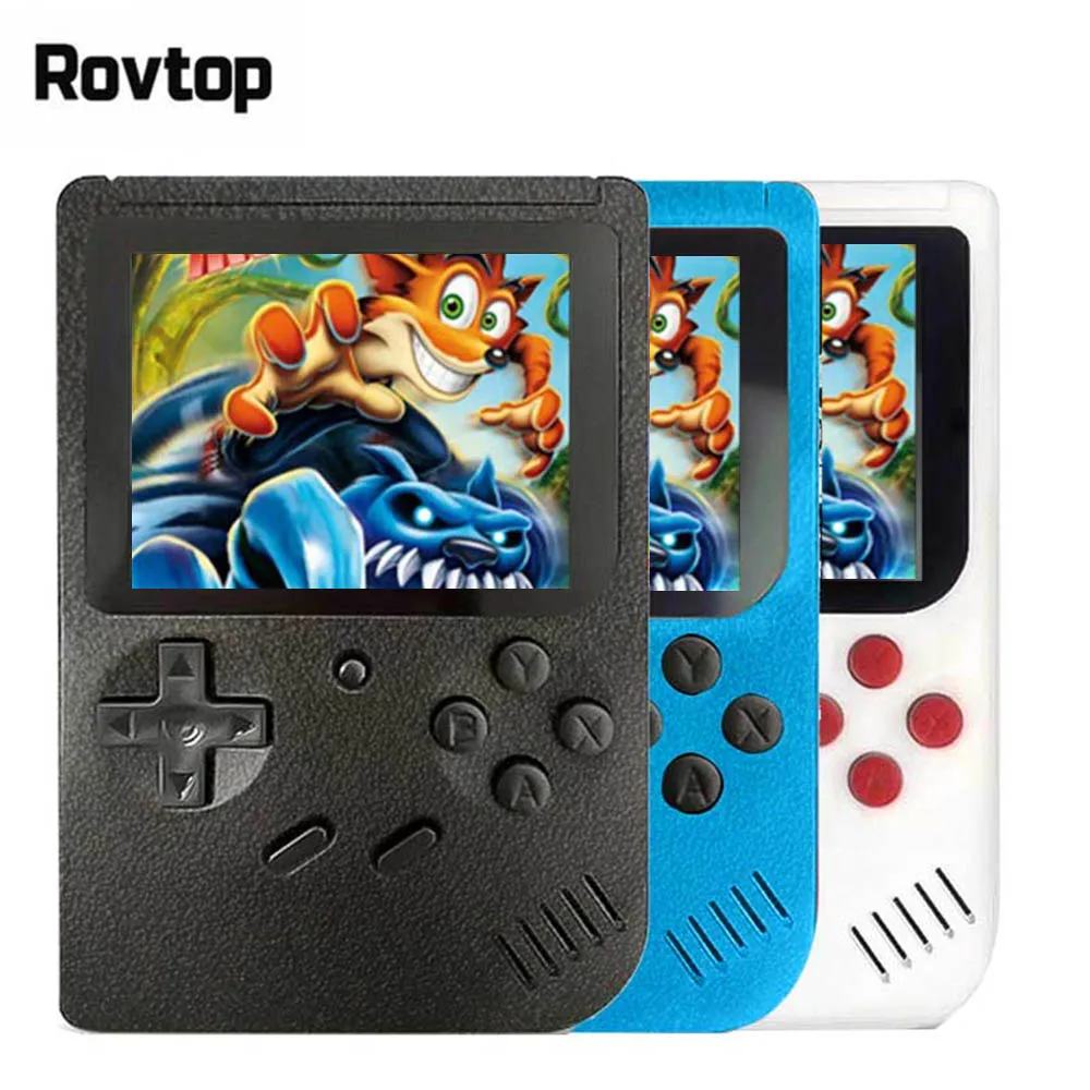 Портативная мини игровая консоль в стиле ретро 8 бит 3 0 дюйма цветной ЖК дисплей