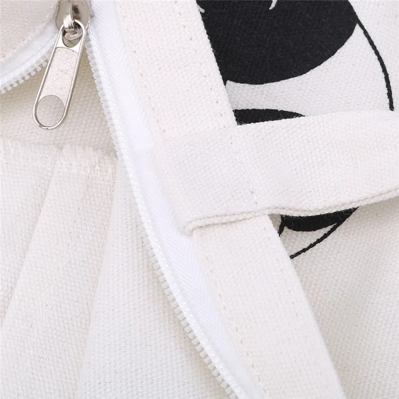 Сумки для покупок с принтом милой панды и животных Удобные сумки на плечо большой