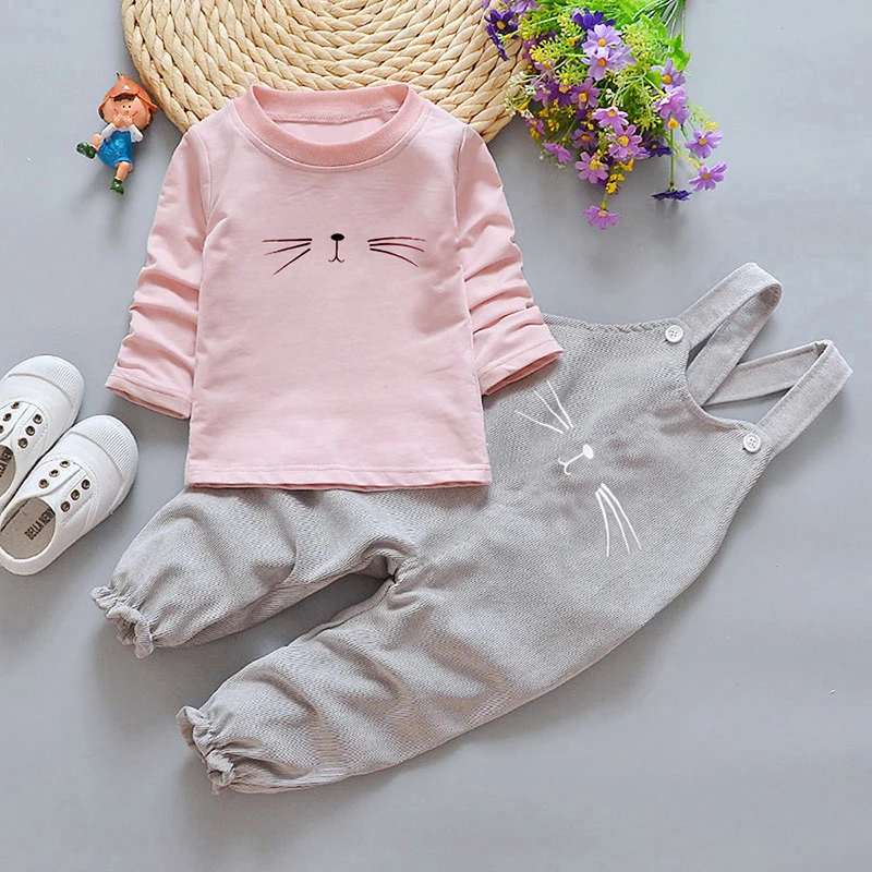 l9400 pink HE Hello Enjoy/комплекты одежды для девочек детский осенний шерстяной свитер с длинными рукавами и вышитыми розами и пайетками детский спортивный костюм - Цвет: l9400 pink
